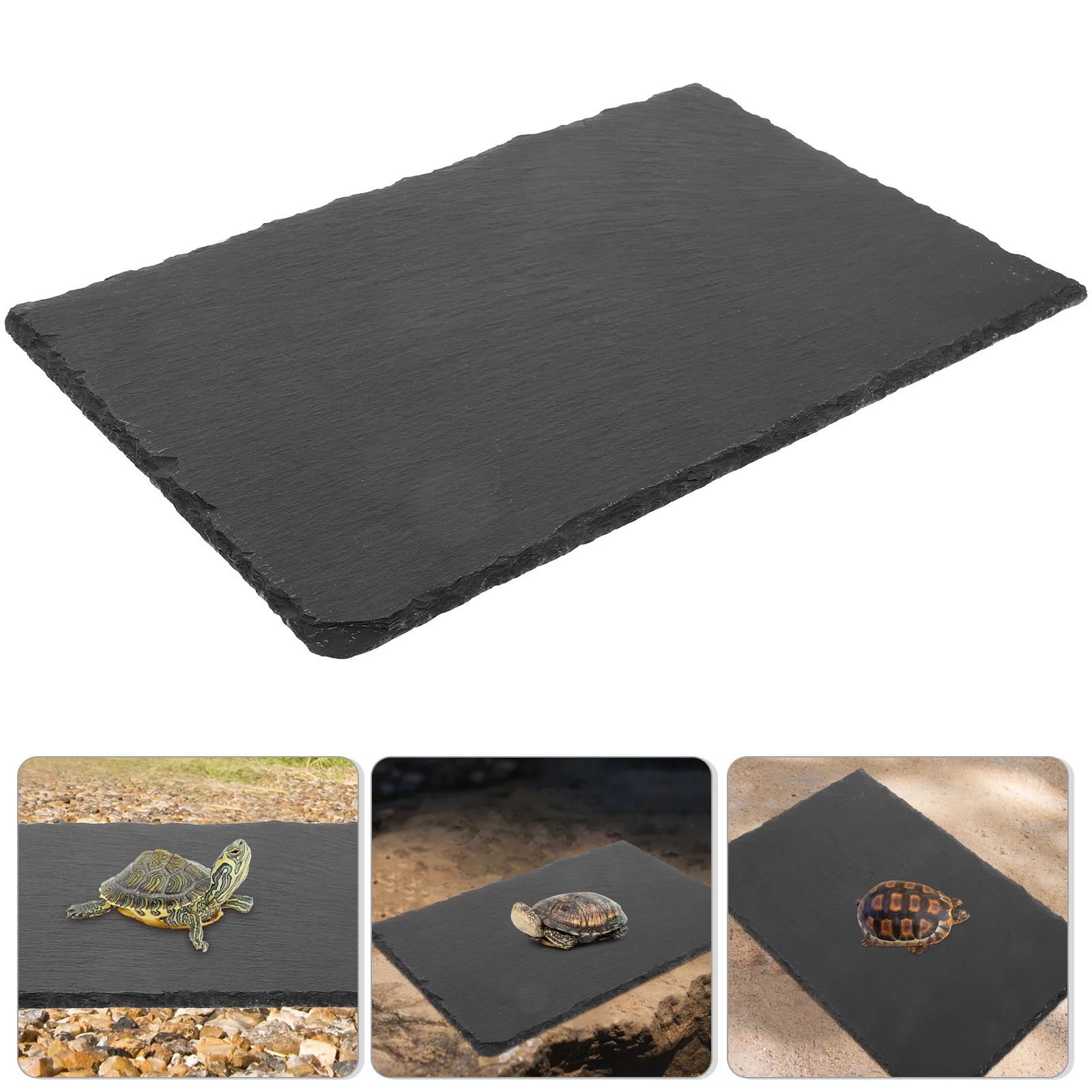 

Stone Pad For Turtle Tank Natural Reptile Basking Platform, Aquarium Decor, Tortoise Habitat Accessories, Fish Tank
