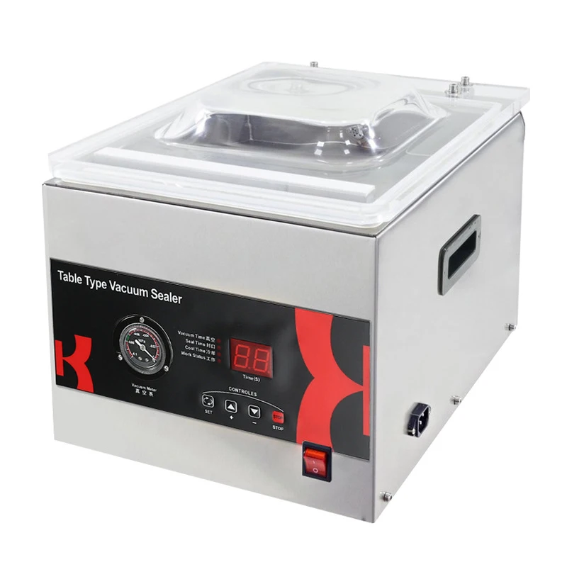 

DZ-260C Industrial/Household Chamber Sealer Food Meat Fruit And Vegetable Vacuum Packing Machines