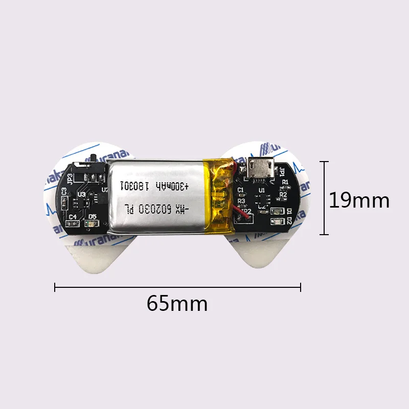 

BMD101 Sensor Module ECG Electrocardiogram Chest Patch Development Kit Heart Rate HRV Wearable Device