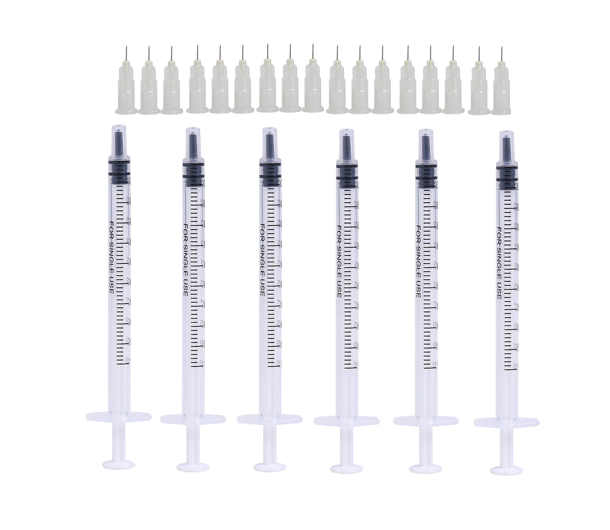 1ml 1cc Szórásos felhordás számára Béres watercolor  Szétosztás Fecskendő számára laboratóriumi pets + 30G 32G 33G 34G Szétosztás tűk