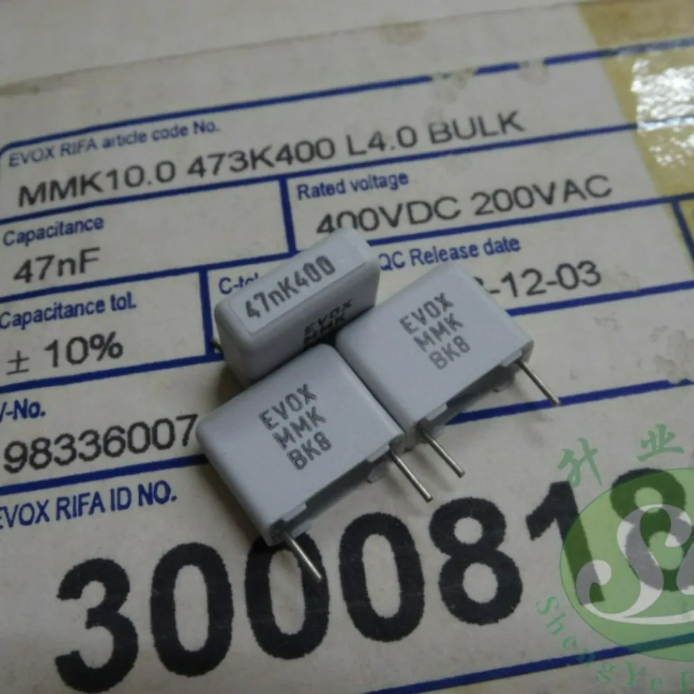 

10pcs/lot MMK10 0.047uf 400v 47nf 473 47nK400 Brand New 10mm Film Capacitor (Accuracy: 10%)