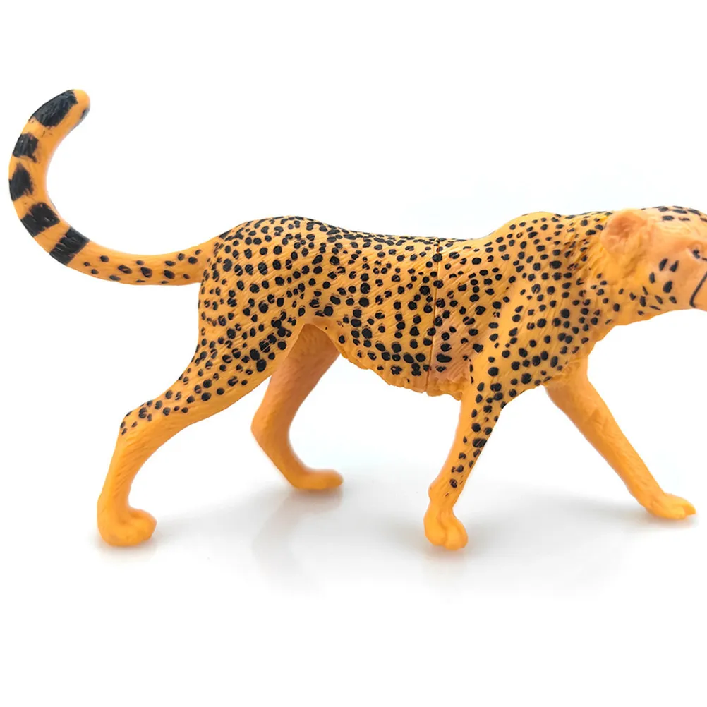 3Pcs Lifelike Plastic Animal Cake Toppers Jungle Theme Party Decorations for Birthday Cake Decorating Supplies Cute Mini Animal