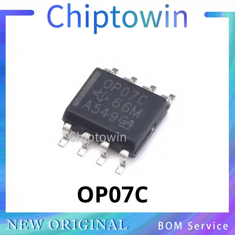 5/50/500 pcs OP07CDR OP07C SOP-8 Bipolar Operational Amplifier Original In Stock W7