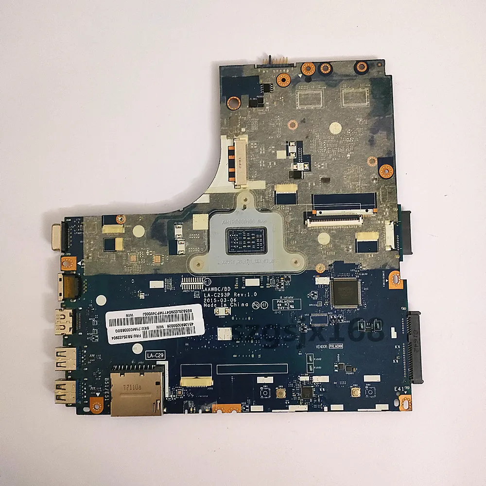 FOR Lenovo B41-35 Notebook  Motherboard  AAWBC/BD LA-C293P , E1-7010U A6-7310U A8-7410U CPU  100% fully tested