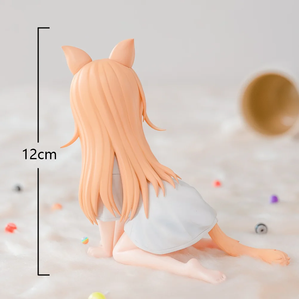 Anime Figuur KINAKO leuke actiefiguren KINAKO kat meisje beeldje Poppen PVC Meisjes Model Speelgoed Collectibles Standbeelden Jongens Geschenken 12 cm