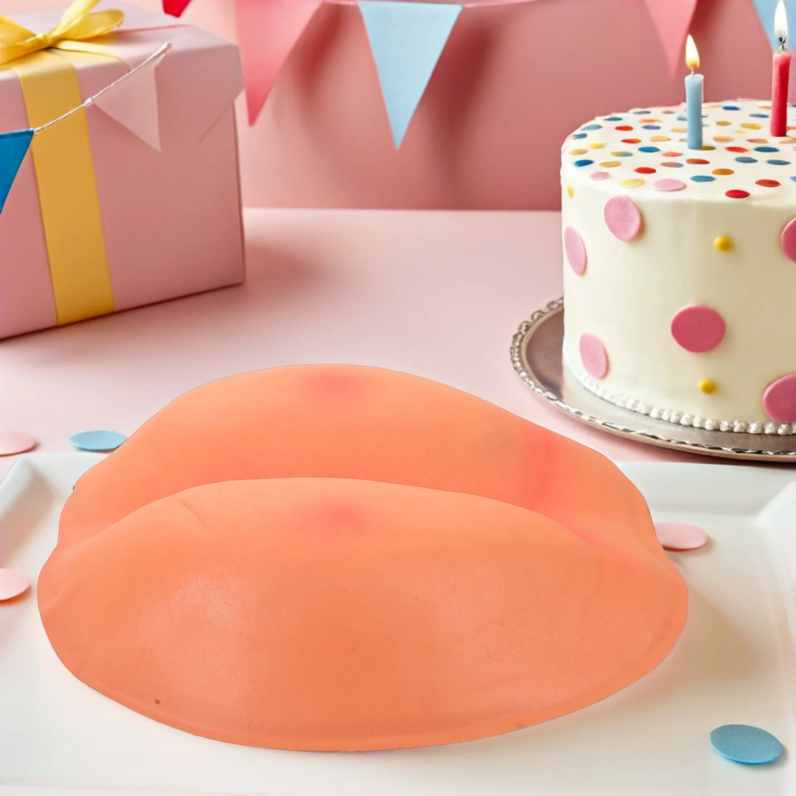 4 قطعة الأرداف وهمية المزحة الدعائم نابض بالحياة بعقب الخدين لجميع القديسين زي اكسسوارات فستان بعقب الكبار المزحة مجموعة روح الدعابة #5