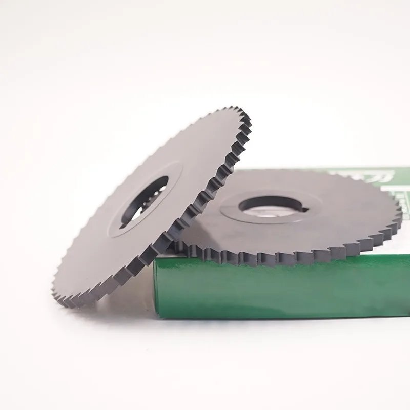 톱날 밀링 HSS Co TiN 원형 절단 공구 CNC 슬롯 가공 슬리팅 강철 직경 40 60mm 금속 강철 파이프용