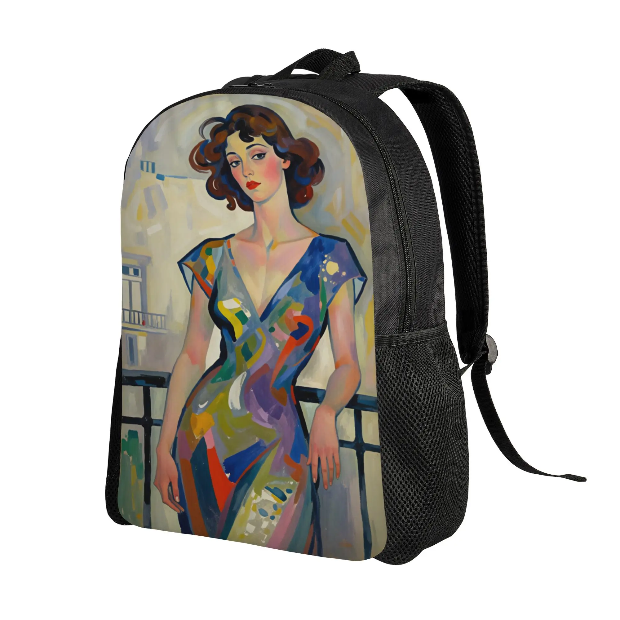 Amadeo Modigliani Backpack  Modern Backpacks Boy Girl Outdoor Durable High School Bags Custom Rucksack