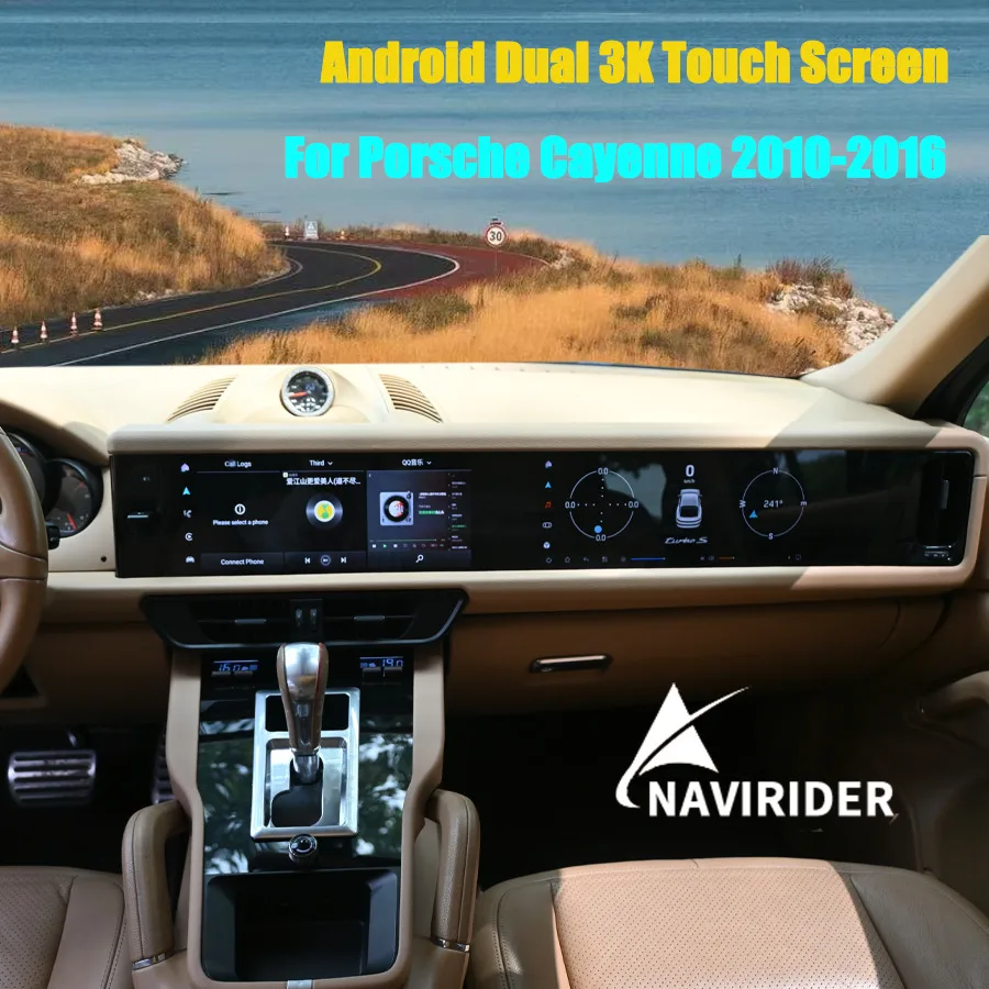 

Dual Touch Screen Android 15 Carplay Car Radio For Porsche Cayenne 2010-2017 Audio Auto Stereo Multimedia Video Player Head Unit