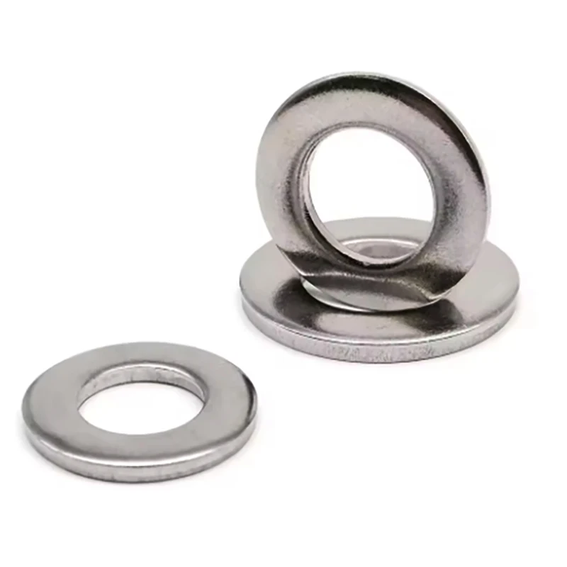 

M2-M30 Galvanized Iron/Black Carbon Steel Flat Washers 1-100Pcs, Anti-Loose Sealing Gasket for Hardware Machinery