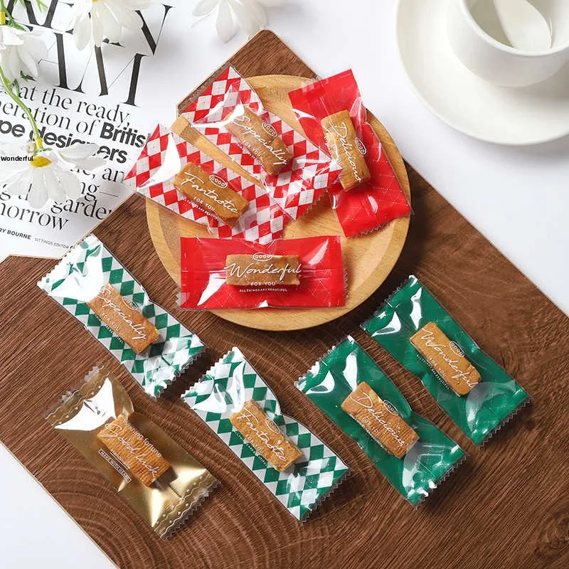 

Caramel Sugar Paaging Bag Almond Coffee Candy Sea Salt Sna Gift Box Chewy Candy Paper Bag Baking DIY Kitchen Tools