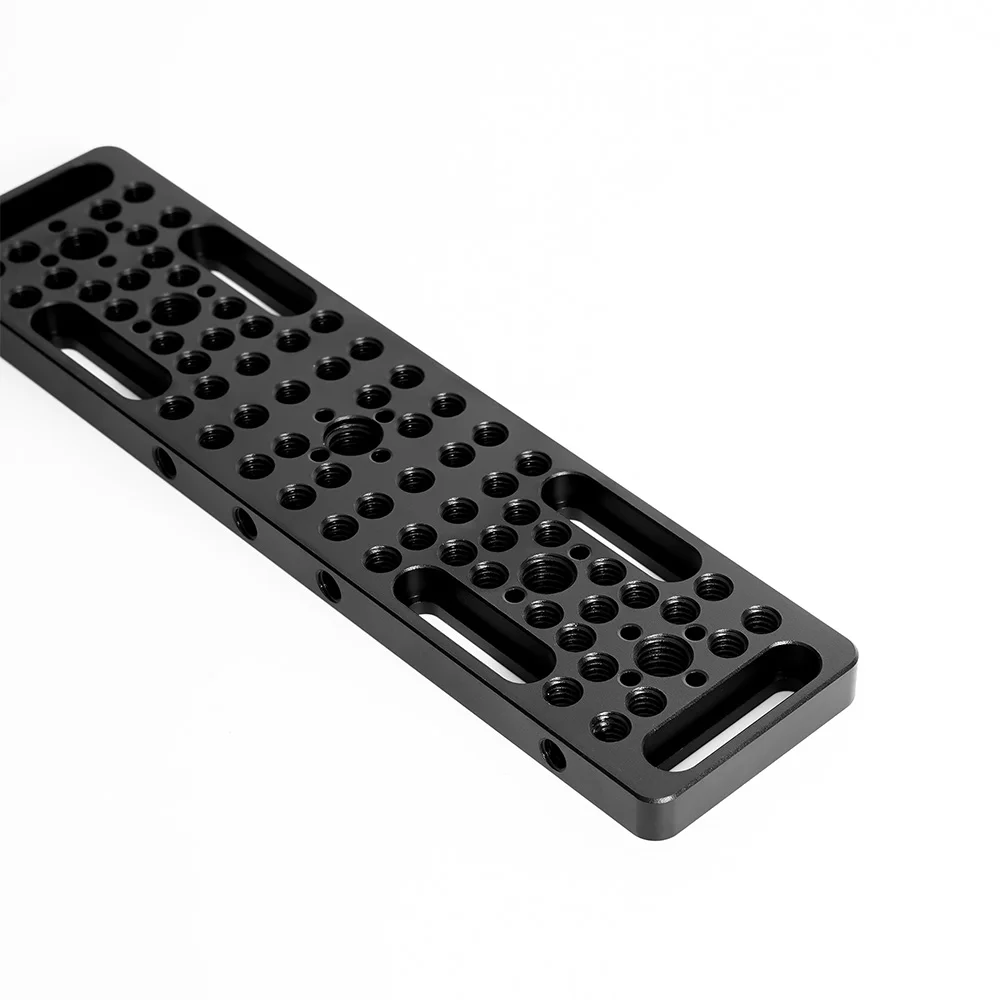 Used for installing cheese board camera cage on guide rail block, 1/4 inch 3/8 inch porous connection quick installation board