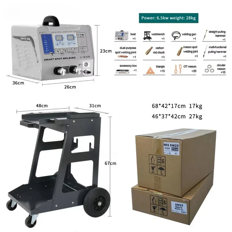 Electric Repair Machine Car Dent Puller Spotter Spot Welding Dent Puller Machine For Car Body