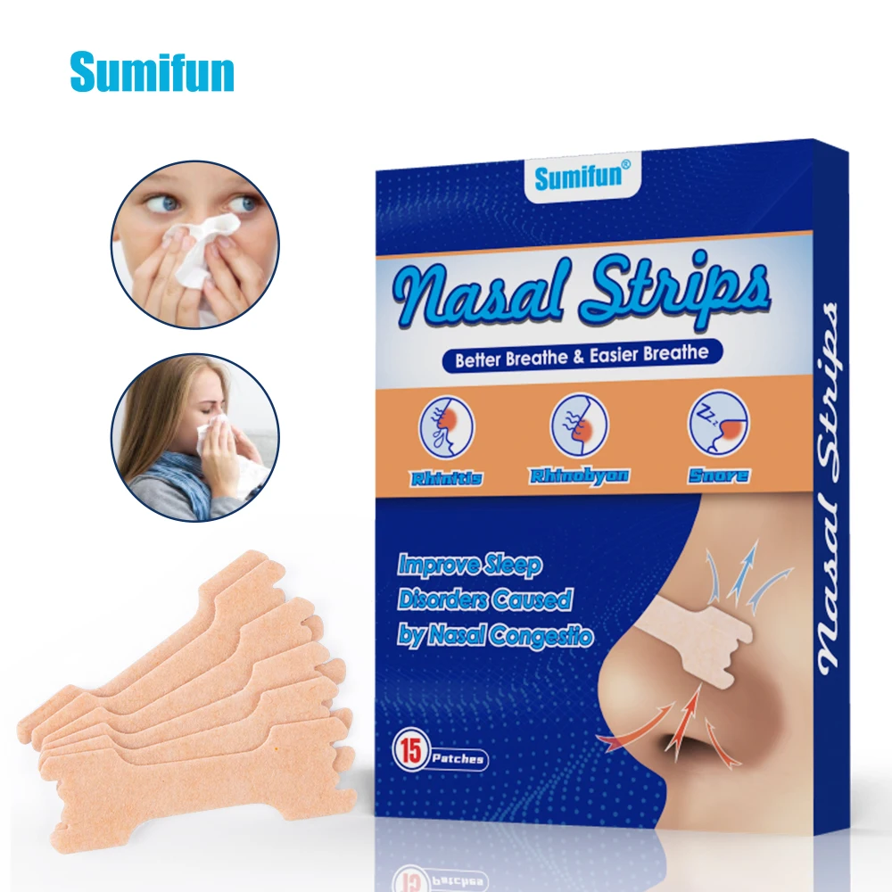 

1/3/5boxes Nasal Strips Relieve Nose Congestion Anti Snoring Medical Plaster Sleeping Sticker Easier Breath Rhinitis HealthPatch