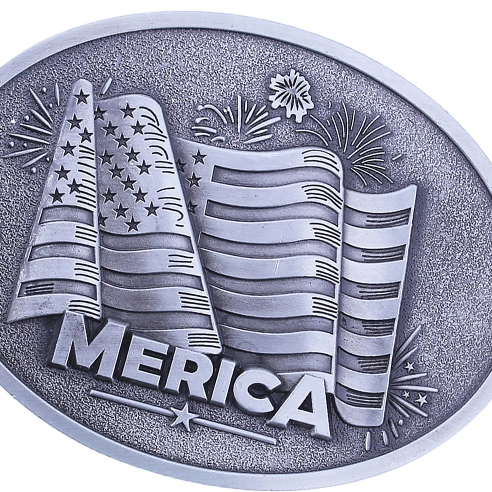 Cowboy Belt Buckle Novelty Vintage Men Women Alloy American Flag Shaped Buckles