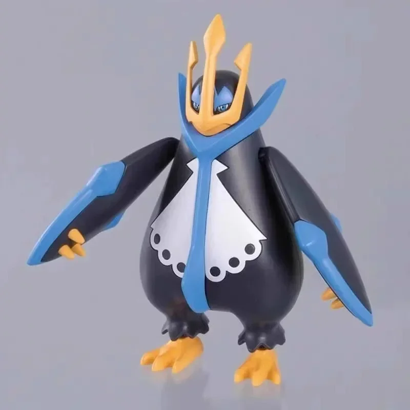 Bandai – figurines Pokemon originales, Empoleon Impoleon, figurine d'action, assemblage Simple, modèle de collection, ornements, jouets modèles
