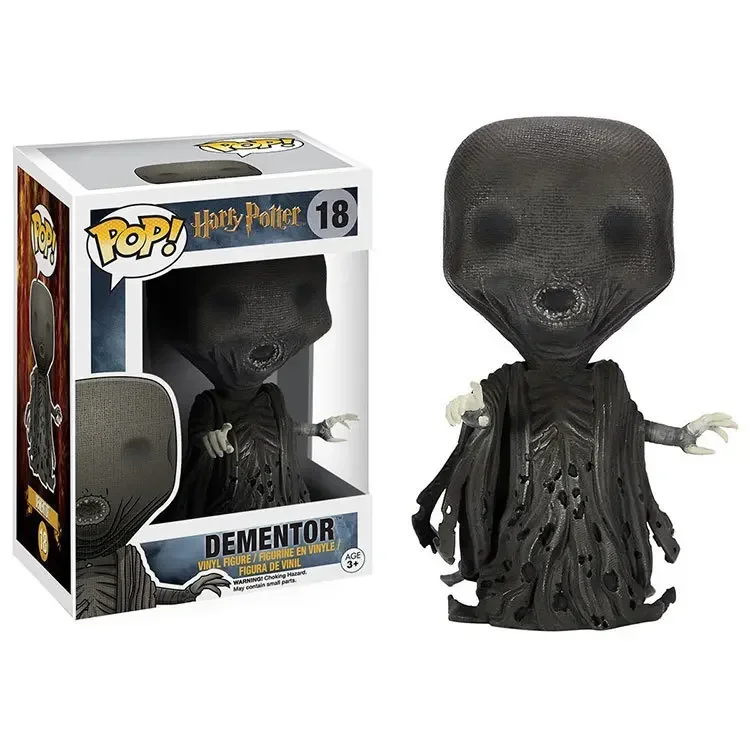 Funko Pop Black Horror Dementor 18# 10cm Action Figures Pocket Movie Vinyl Figure Doll Toys Christmas Present