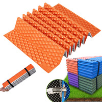 Portable Camping Waterproof Mat Foam Mat Foldable Ultralight Air Cushion Travel Mat Folding Bed for Backpacking Trekking Picnic