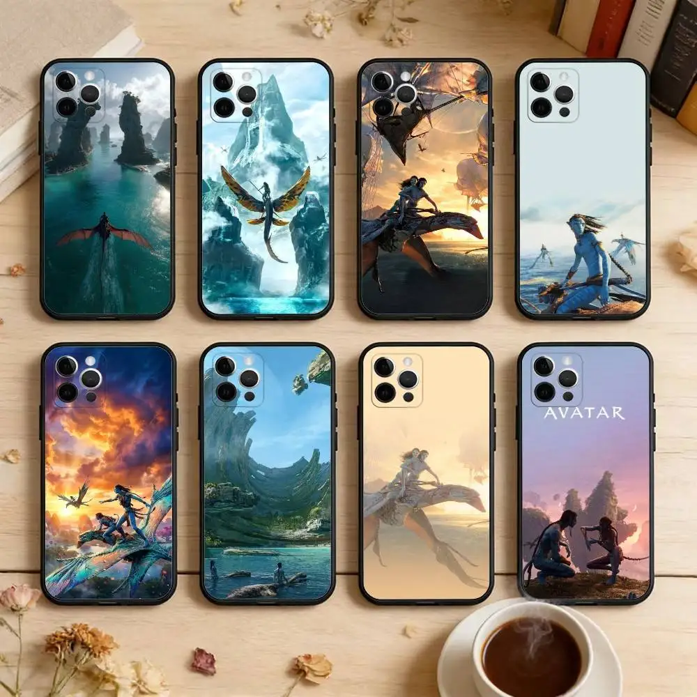 

COOL Movie A-Avatar-AR Phone Case For iPhone 17,16,15,14,13,12,11 Plus,Pro Max,XS,Soft Silicone Black Cover