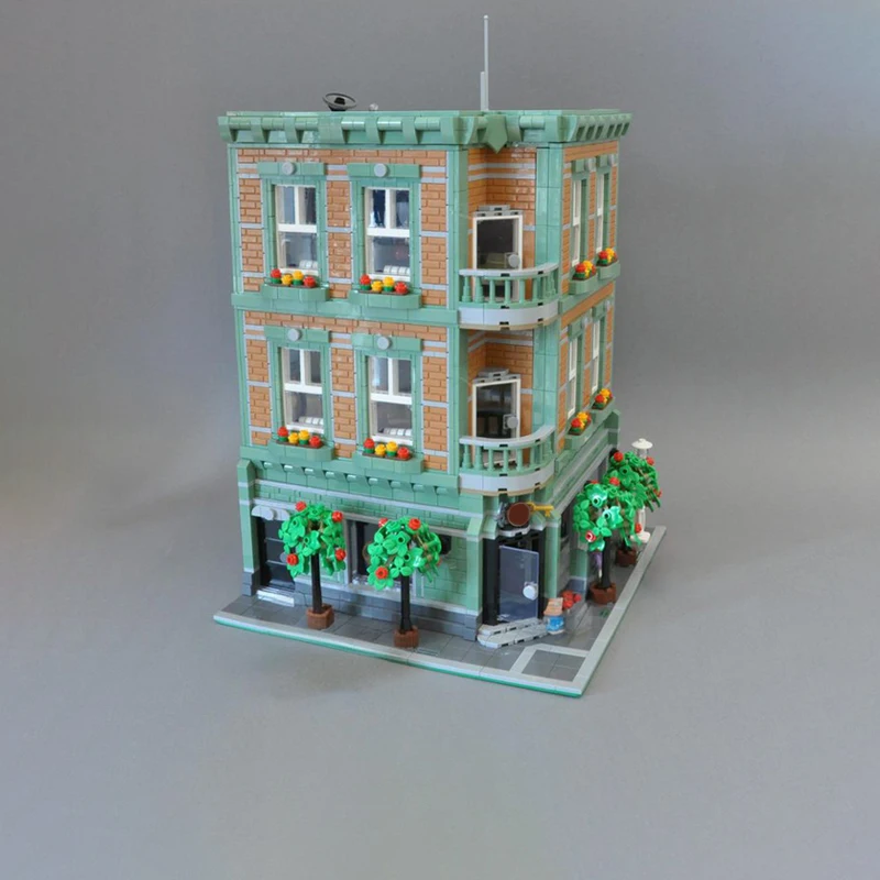 5592pcs MOC Vintage Serie Modulaire Antieke Winkel Retro Architectuur DIY Model Bouwstenen Verjaardag Speelgoed Cadeau