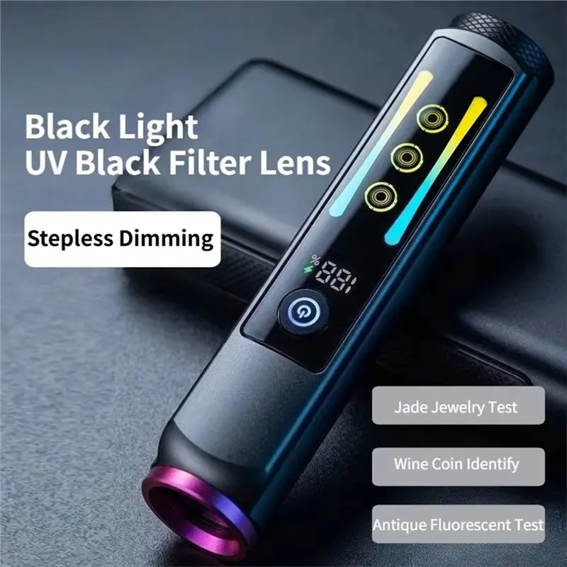 ABRU-365Nm High Power Rechargeable Flashlight 365 Nm Detection Rechargeable Flashlight