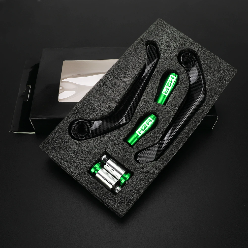 

2015-2024 Motorcycle Handlebar Grips Brake Clutch Levers Guard Protector Handguard FOR KAWASAKI H2R h2r 2017 2018 2019 2020 2021