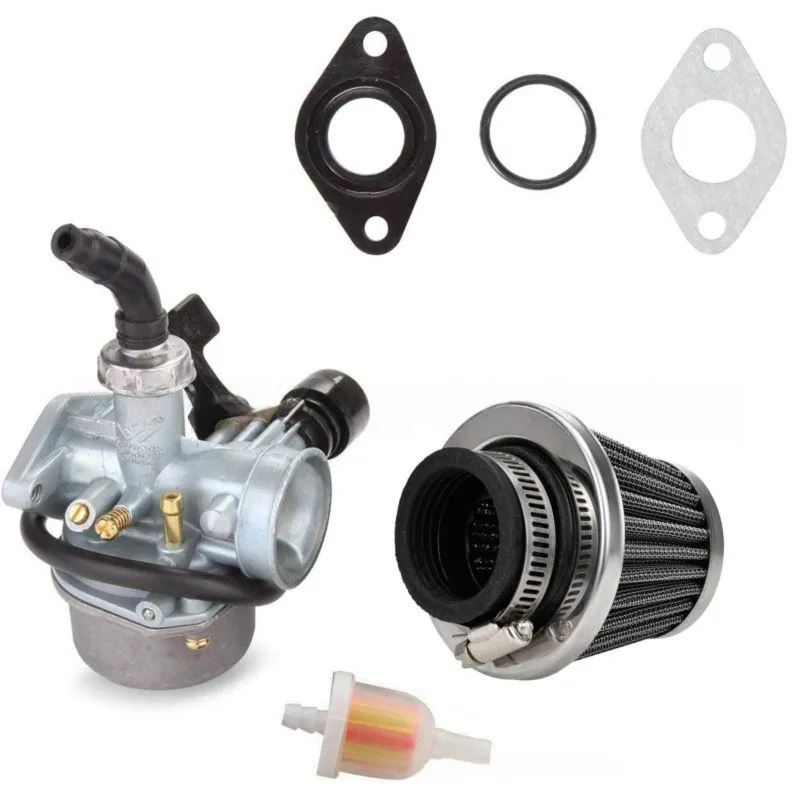 

A80X-Universal PZ19 19Mm Carburetor With Air Filter For 50 70 90 110 125Cc ATV Quad 4 Wheeler Dirt Bike Motorbike Motorcycle Eng