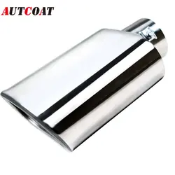 1/2Pcs Square Exhaust Tip 2.36