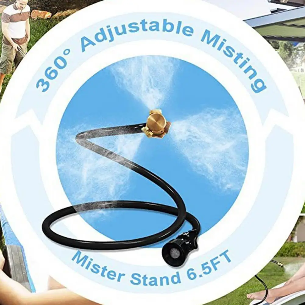 Sprayer Misters Outdoor Flexible Standing Mister Portable Garden Sprayer Leak-proof Anti-clogging Hose Misters with Easy