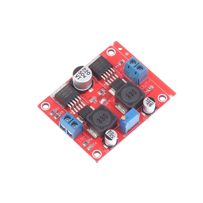 Adattatore di tensione automatico DC-DC LM2577S a LM2596S Convertitore automatico a doppio chip Modulo step up/down