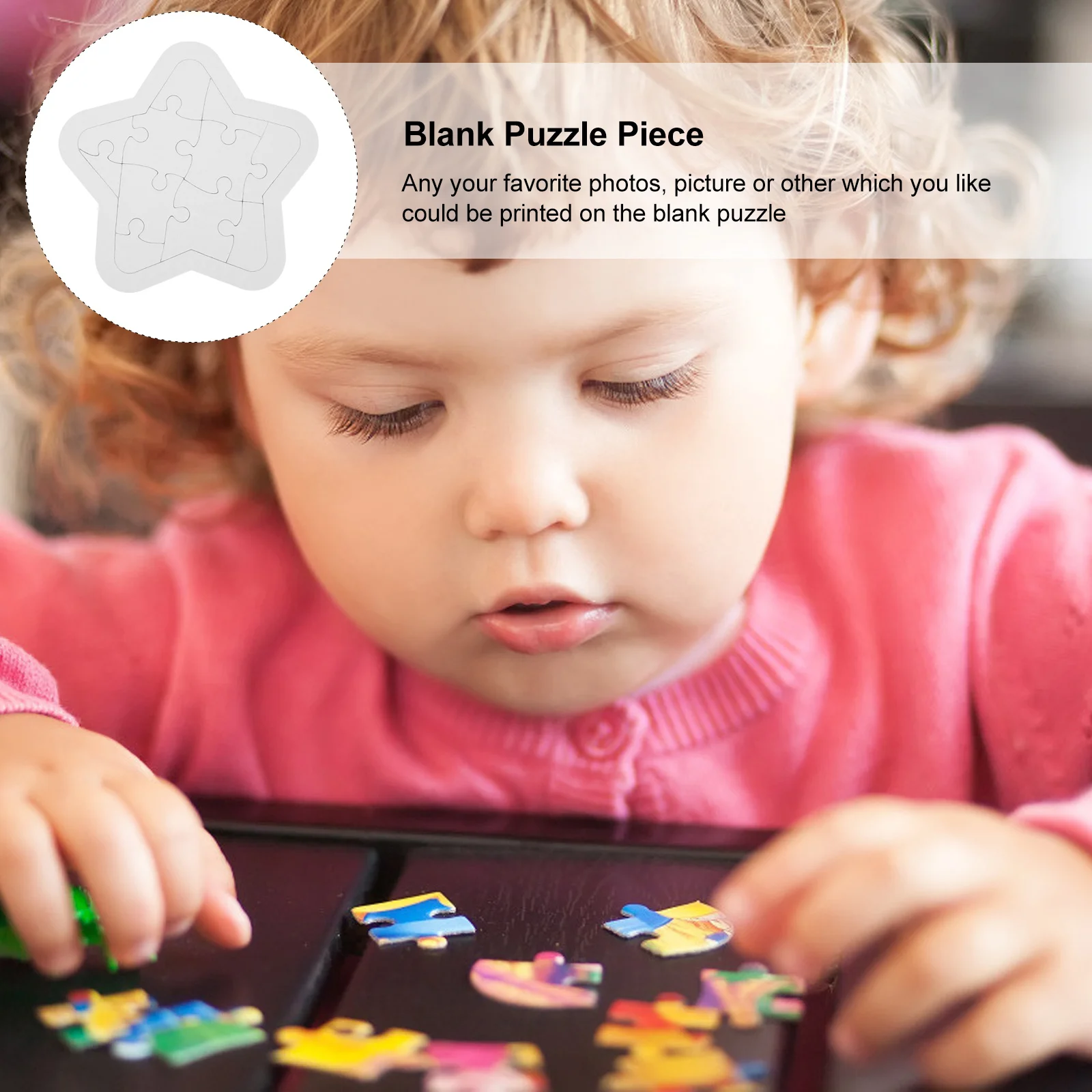 4 ensembles de pièces de Puzzle vierges, bricolage artisanal pour enfants, peinture, coloriage, activité artistique, développement de Coordination œil-main, jeu éducatif