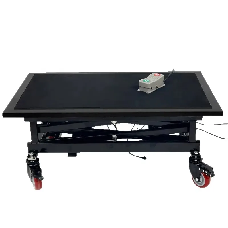 

Electric Folding Lifting Scaffolding Stool Mobile Platform for Indoor Decoration Tile Installation Trolley Work Step Stand Tool