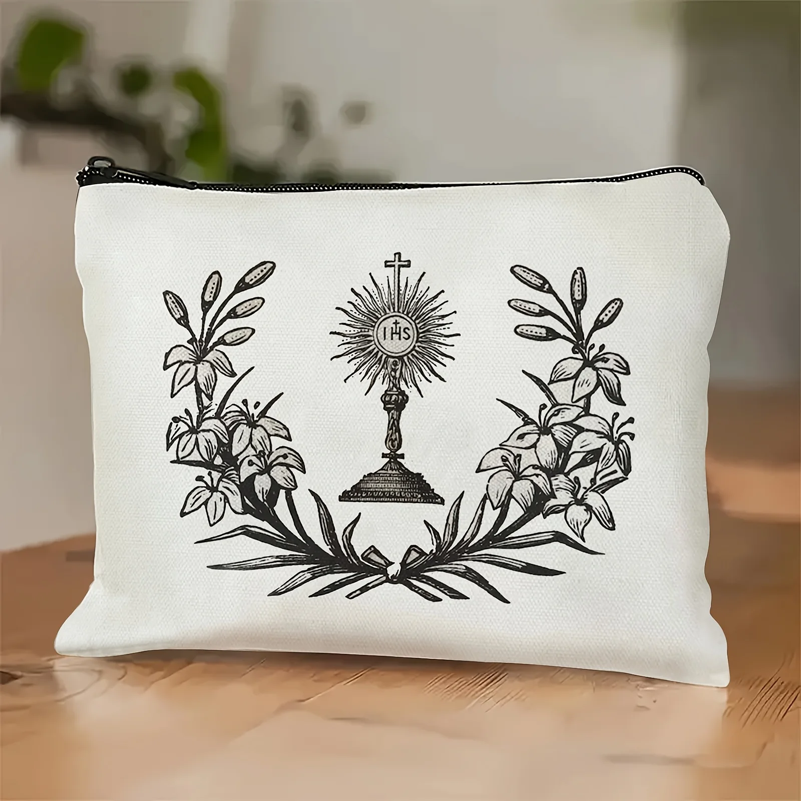 

Косметичка A Flower Holy Body - Милая многофункциональная сумка на молнии, сумка для хранения украшений, идеальная дорожная маленькая сумка на молнии для хранения мелочей