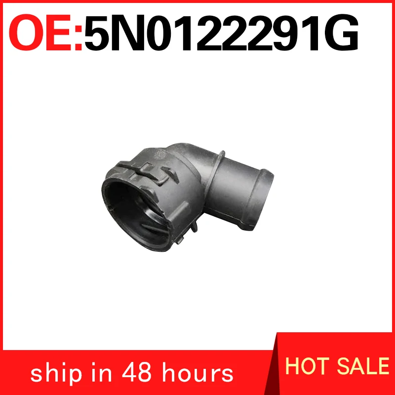 5N0122291G FOR Volkswagen Audi Q3 Engine Coolant Hose Connector Black High Quality Solid and Durable Automotive Accessory