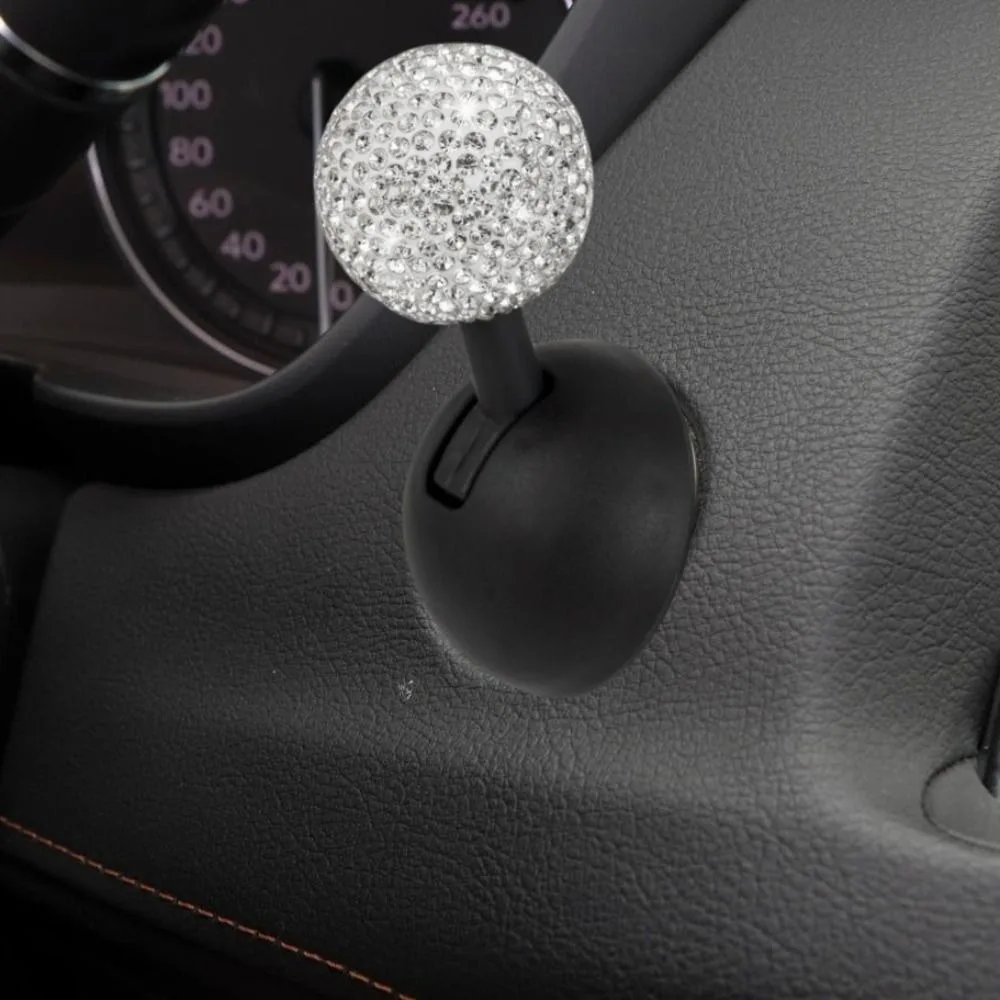 Divertente Joystick Car Starter Multicolor Full Diamonds pulsante di avvio Cover Startup Circle Car Push to Start Button Cover Rocker