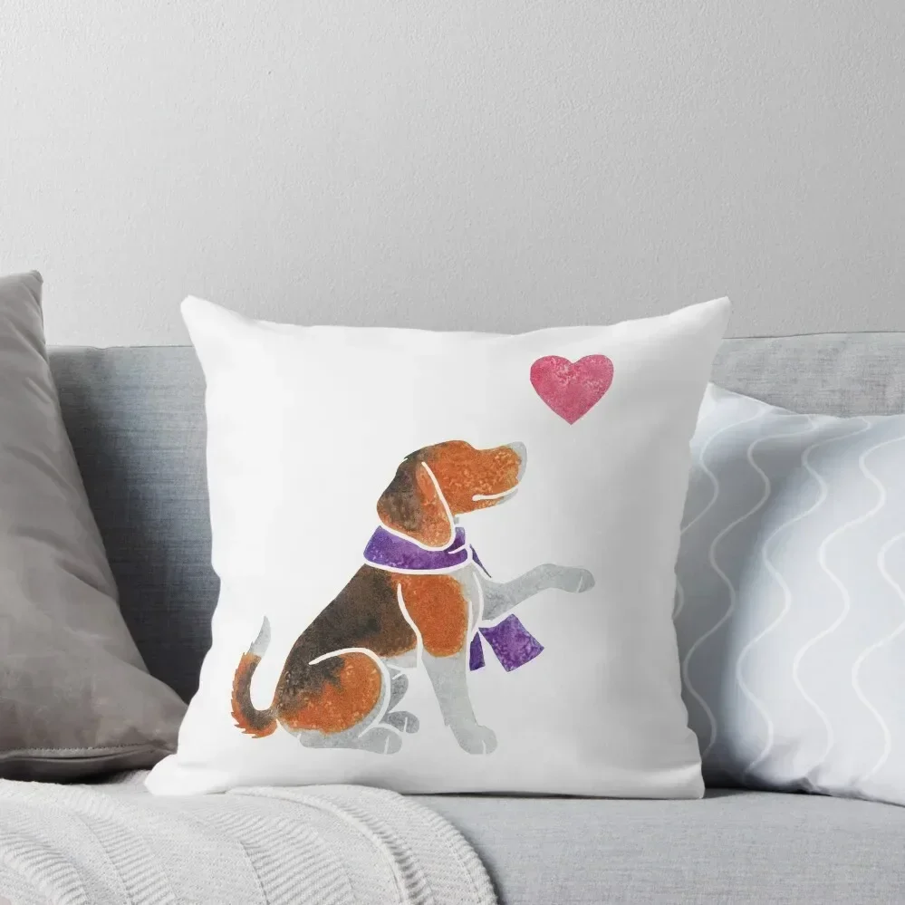 

Watercolour Beagle Throw Pillow Sofa Pillow Cover Luxury Pillow Cover christmas decorations 2025 Decorative pillowcase