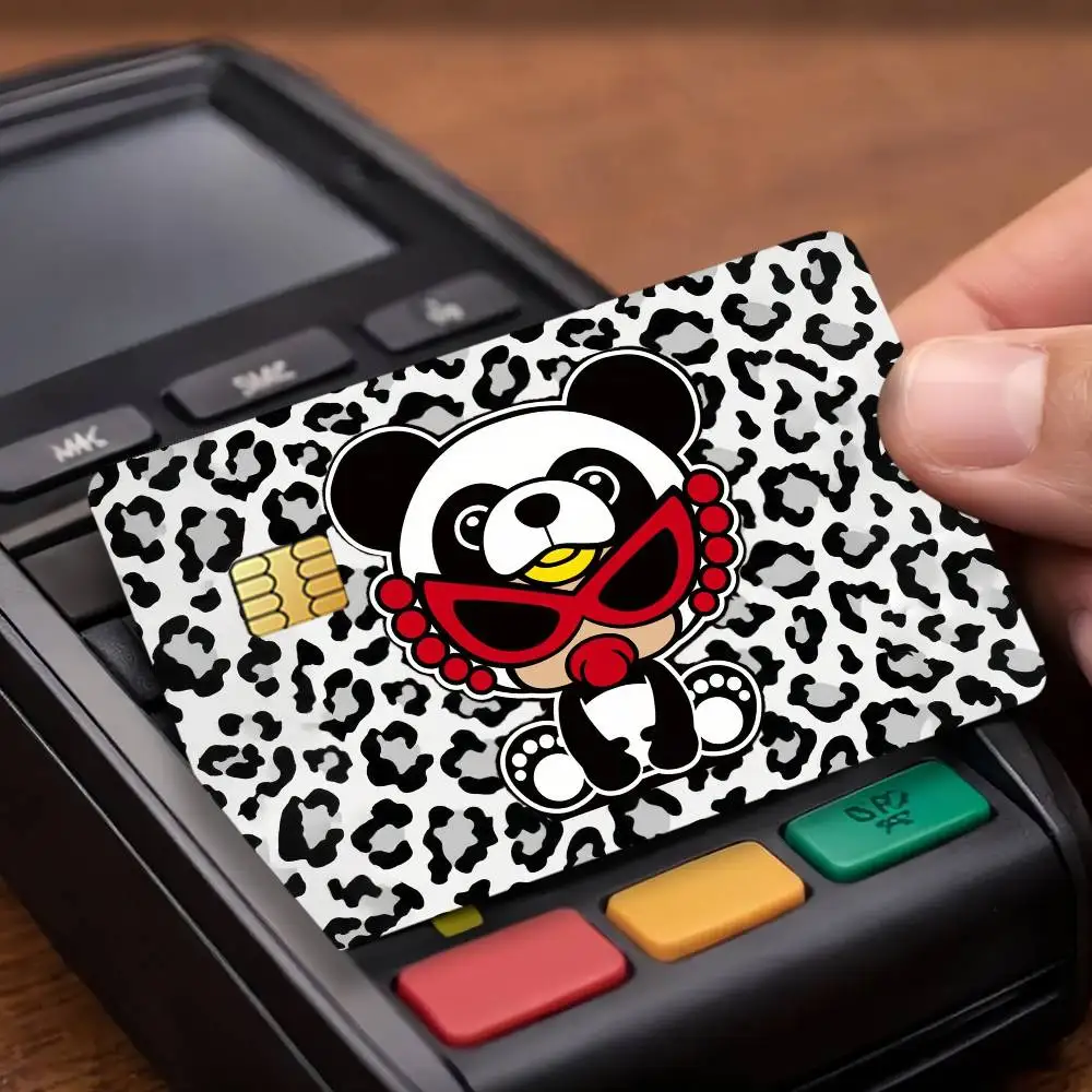 Fashion H-Hysteric-H M-MiniS Credit Card Stickers Skin For Bank Debit Decorative Protection Scratch-resistant Gift 4PCS