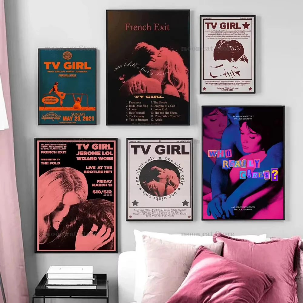 المغني ميتسكي الحب الأول تلفزيون فتاة الفرنسية خروج ألبوم موسيقى البوب المشارك حائط لوح رسم صور شريط المنزل مقهى ديكور المشجعين هدية