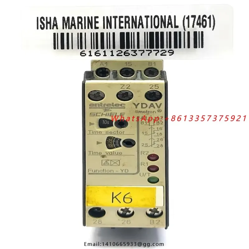 Brand New Schiele Enterlec YDAV Timetron Star- Timer Relay 0.05s-300h for Plc