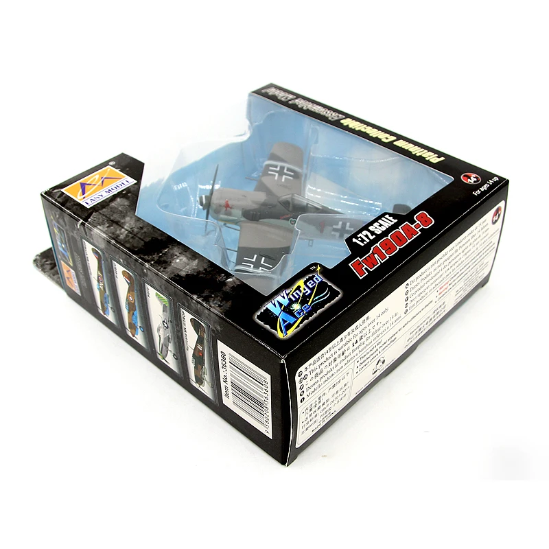 1/72 Scale 36360 German FW190A-8 Fighter JG54 Wing 3rd Battalion Finished Militarized Combat Aircraft Model Toy Gift