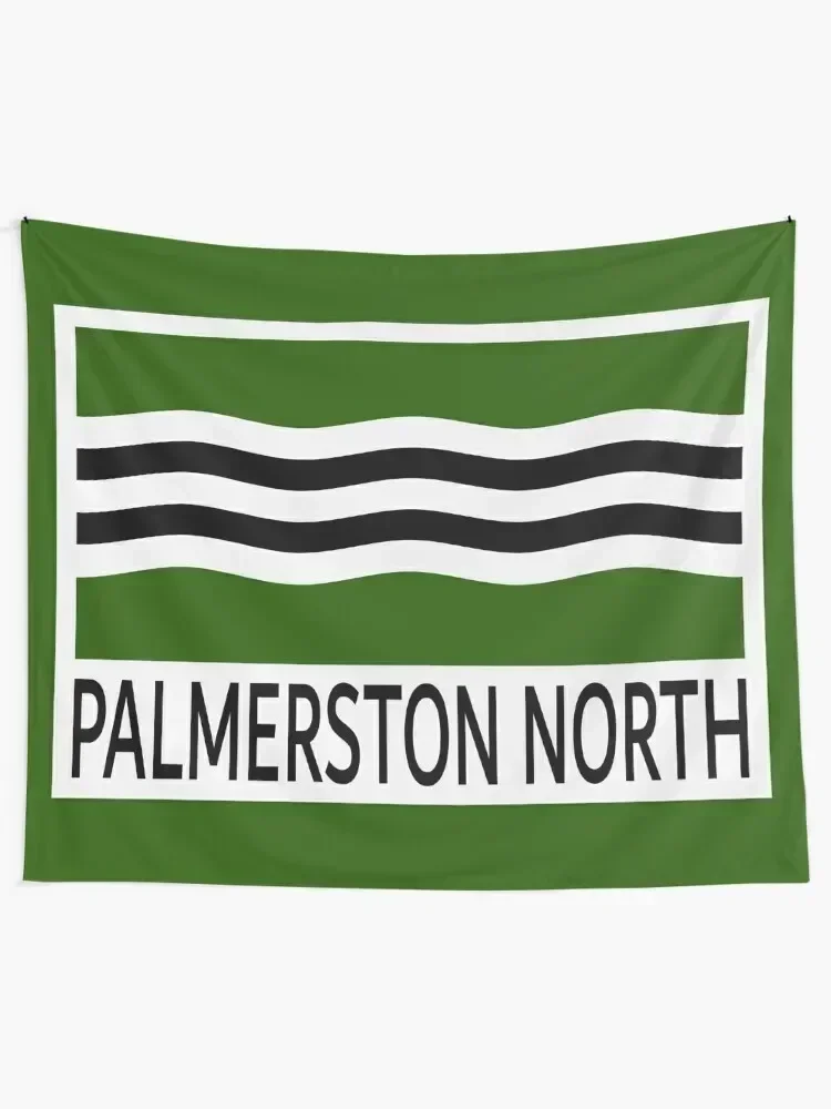 Palmerston North Flag and Name Tapestry Bed Room Decoration Home Decorations Aesthetic Wall Hanging Wall Tapestry