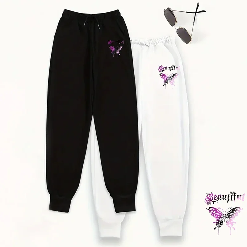 المرأة قطعتين Sweatpants مجموعة الكلاسيكية سراويل للجري استرخاء صالح بنطلون 2025 الخريف الشتاء المنزل الراحة سراويل تقليدية 2 حزم