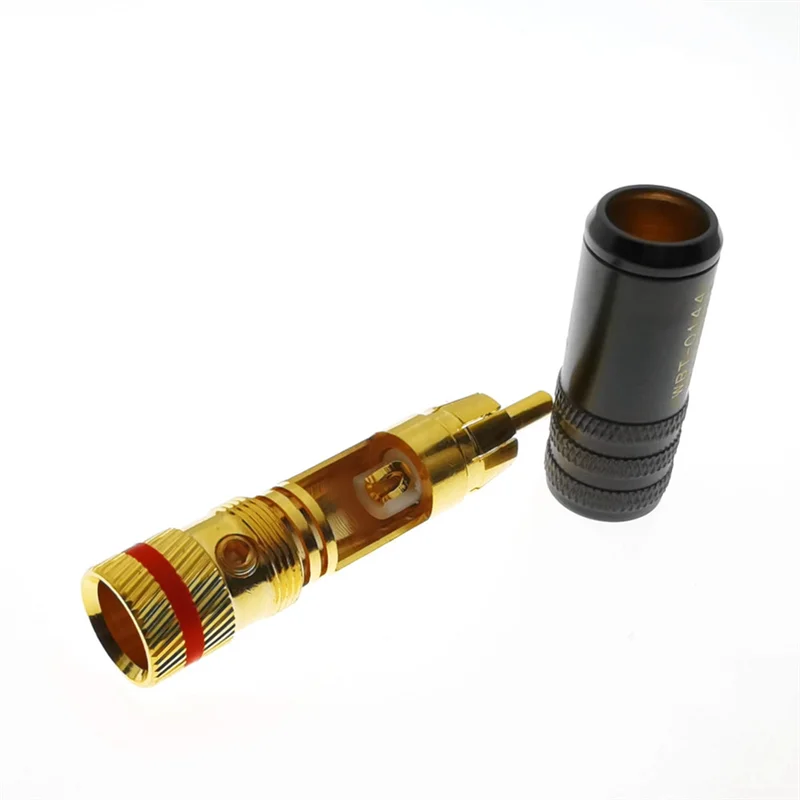 

ABGB-16X WBT-0144 Gold Plated For RCA Plug For RCA Plug-In Type AV Audio And Video Plug Video Plug Connector