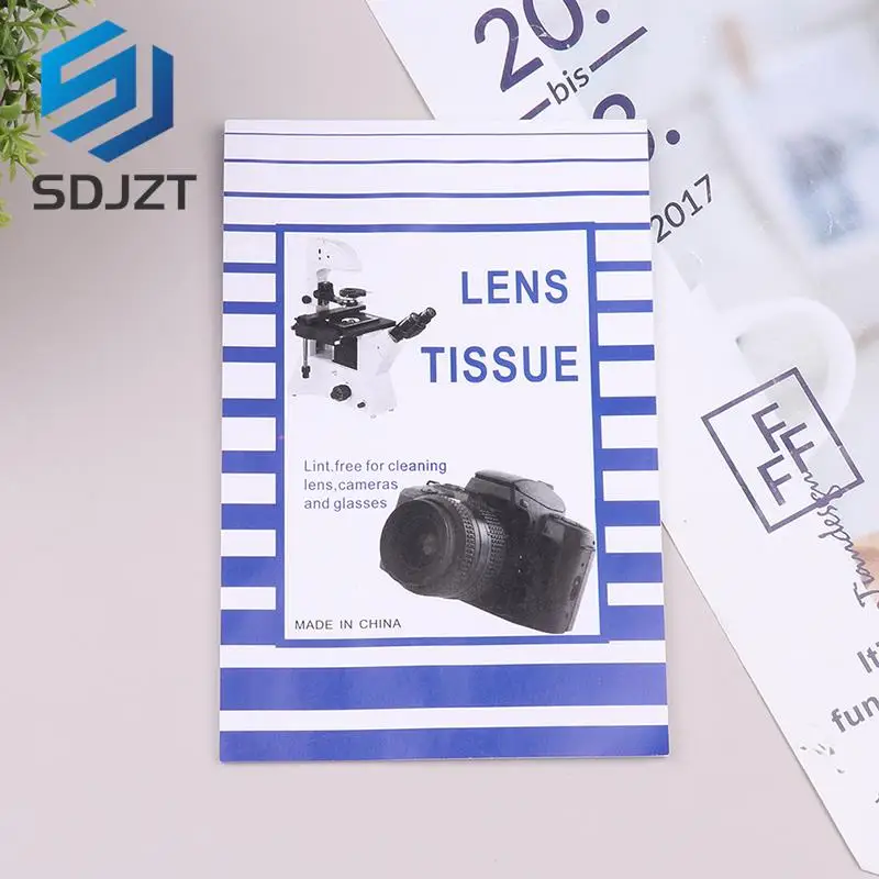 

Hot sale 50 Pcs / Lens paper 10 * 15cm large lens wiping paper single mirror microscope