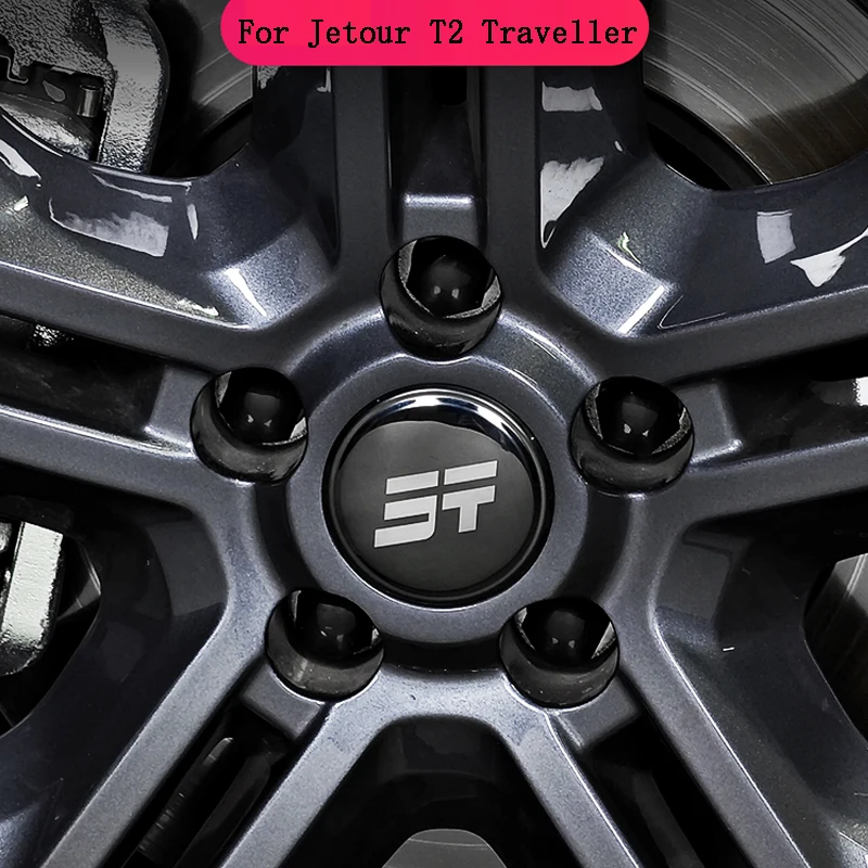 For Jetour T2 Traveller 2023 2024 ABS Wheel Hub Screw Cap Protection Cover