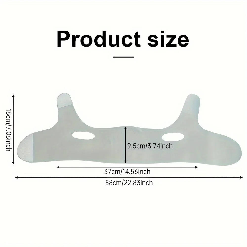 ผ้าพันหน้ากระชับรูปหน้าวีเชฟ ยกกระชับคางและแก้ม ลดเลือนริ้วรอย พร้อมเครื่องนวดหน้า บำรุงผิวหน้า