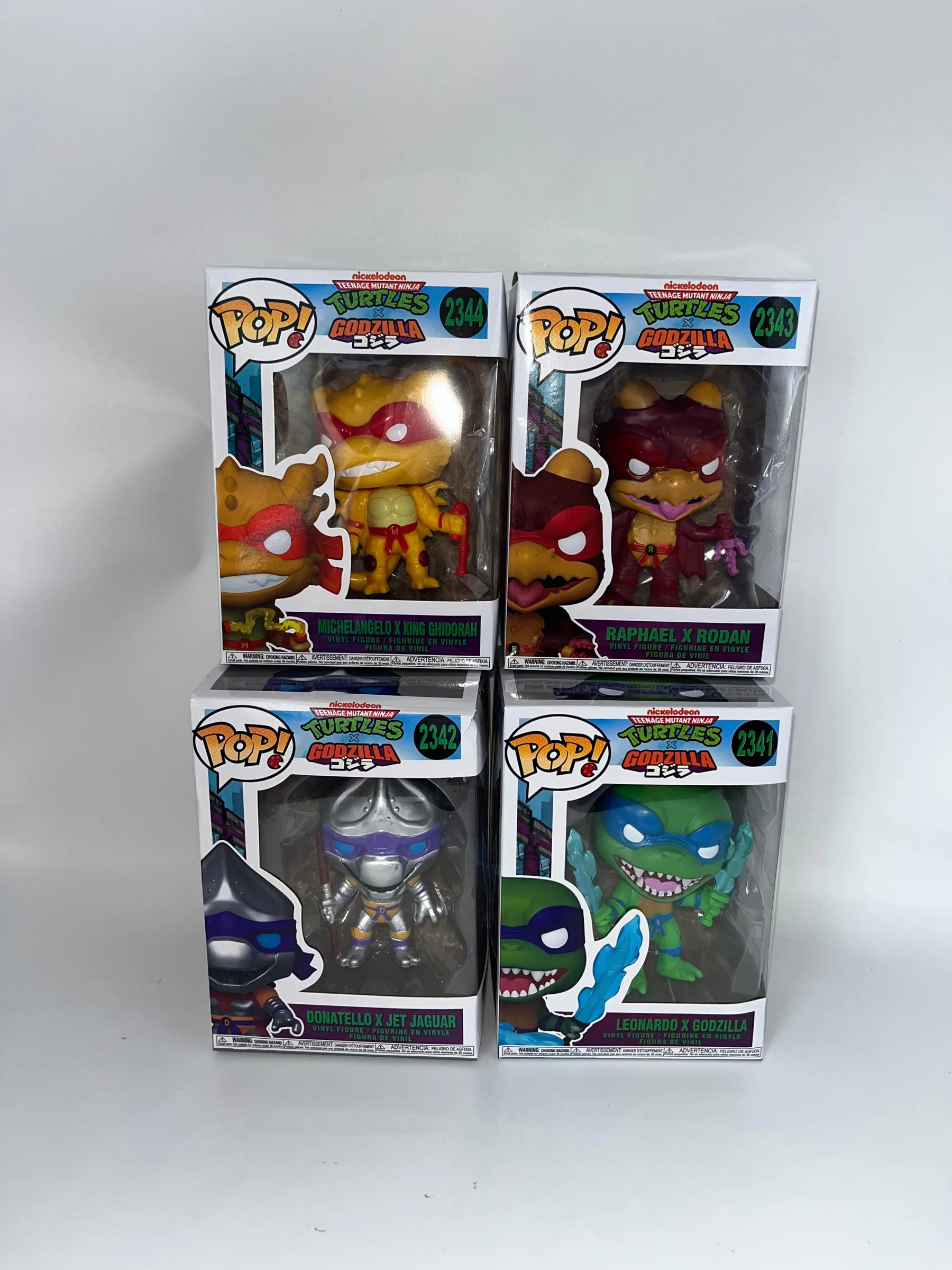 Figura de Acción Coleccionable de Vinilo de las Tortugas Ninja Adolescentes Mutantes de Funko Pop, Leonardo, Raphael, Michelangelo, Donatello, Juguete de Regalo