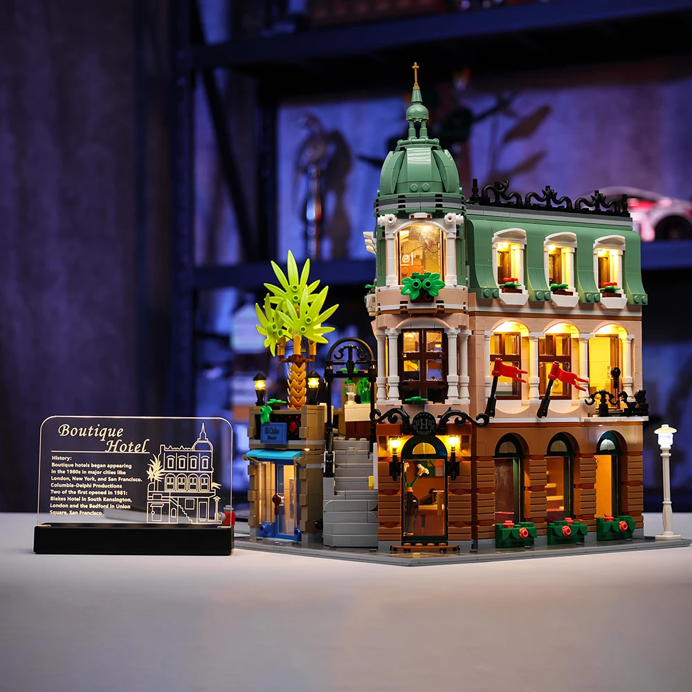 Led Light Kit For LEGO 10297 Boutique Hotel Collectible Building Blocks Model Only Light Kit Included - view 6