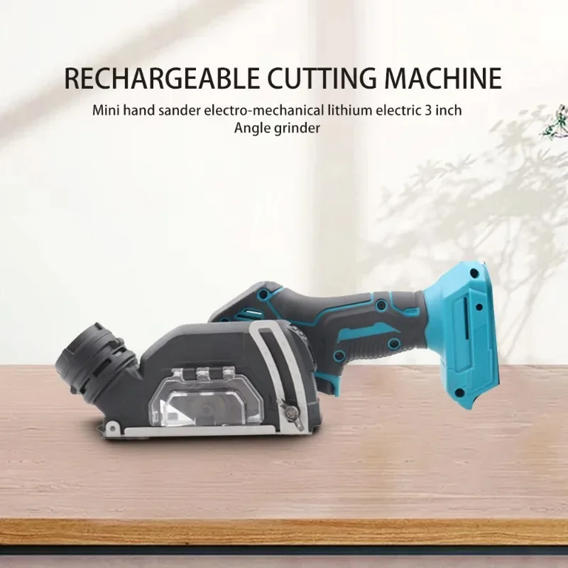 

Electric Angle Grinder Cordless Mini Cutting Tool 3 Inch Cutting Circular Saw Machine Handheld Power Tool for Makita 18V Battery