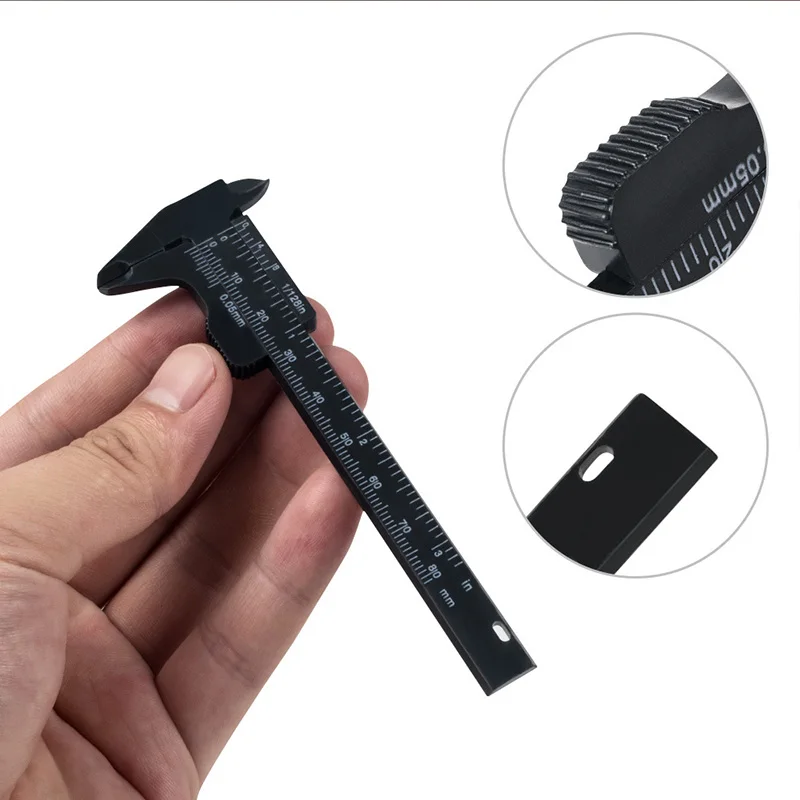 Eyebrow Positioning Design Eyebrow Card Source Korean Embroidery Caliper Plastic Sliding Measurement Eyebrow Ruler